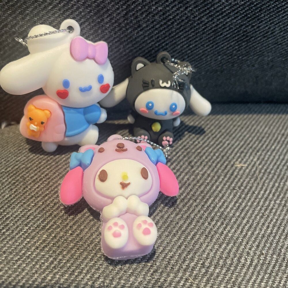 Lot Of 3 Sanrio 2” Figures Kitty